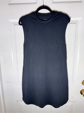 Varley Naples Casual Sleeveless Black Shift Dress Size XS